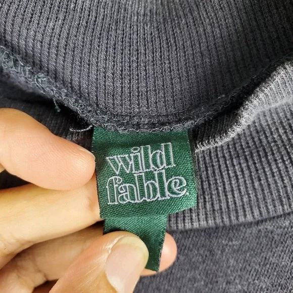 Wild Fable Tiered Long Sleeve Mineral Wash Babydoll Dress Size XS NWT - Picture 3 of 9